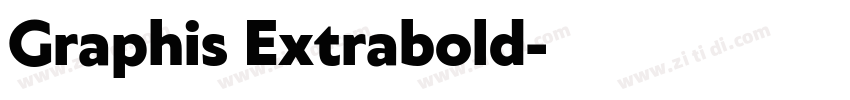 Graphis Extrabold字体转换